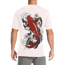 Load image into Gallery viewer, Burgundy Koi T-Shirt - DopeDesignClothing