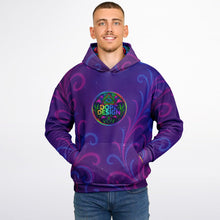 Load image into Gallery viewer, Psychedelic Lady Guadalupe Oversized Hoodie - DopeDesignClothing