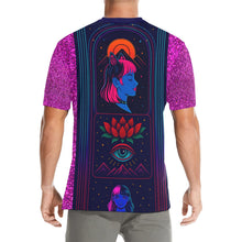 Load image into Gallery viewer, Glitter Neon Ethereal Girl T-Shirt - DopeDesignClothing