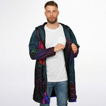 Load image into Gallery viewer, Neon Ethereal Girl Zipper Cloak - DopeDesignClothing