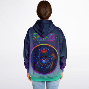 Ethereally Stained Glass Heavyweight Oversized Hoodie - DopeDesignClothing