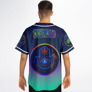 Ethereally Stained Glass Rave Jersey - DopeDesignClothing