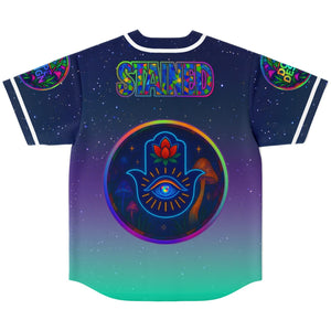 Ethereally Stained Glass Rave Jersey - DopeDesignClothing
