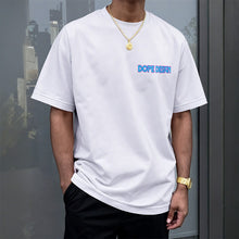 Load image into Gallery viewer, Vaporwave Koi Fih White Drop Shoulder Tee