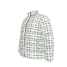 Load image into Gallery viewer, Pills of Ibiza White Duck Down Puffer jacket - DopeDesignClothing