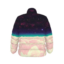 Load image into Gallery viewer, Vaporwave Skies Duck Down Puffer Jacket