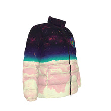 Load image into Gallery viewer, Vaporwave Skies Duck Down Puffer Jacket