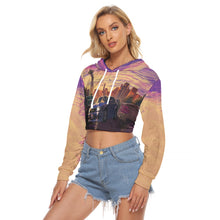 Load image into Gallery viewer, Thizzin In Seattle|Crop Top Hoodie|Velvet - DopeDesignClothing