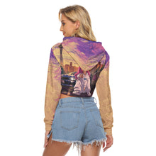 Load image into Gallery viewer, Thizzin In Seattle|Crop Top Hoodie|Velvet - DopeDesignClothing