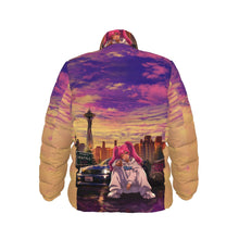 Load image into Gallery viewer, All-Over Print Unisex Stand collar slim down jacket - DopeDesignClothing