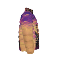 Load image into Gallery viewer, All-Over Print Unisex Stand collar slim down jacket - DopeDesignClothing