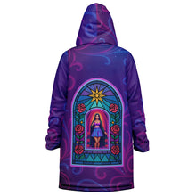 Load image into Gallery viewer, Psychedelic Lady Guadalupe Zipper Cloak - DopeDesignClothing