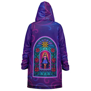 Psychedelic Lady Guadalupe Zipper Cloak - DopeDesignClothing