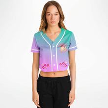 Load image into Gallery viewer, Definitely not a Coke Enthusiast Cropped Baseball Jersey - DopeDesignClothing