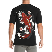 Load image into Gallery viewer, Burgundy Koi T-Shirt - DopeDesignClothing