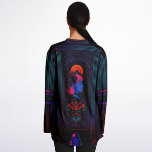 Neon Ethereal girl Hockey Jersey - DopeDesignClothing