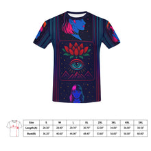 Load image into Gallery viewer, Neon Ethereal Girl T-shirt - DopeDesignClothing