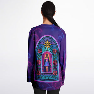 Psychedelic Lady Guadalupe Light Hockey Jersey - DopeDesignClothing