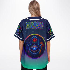 Ethereally Stained Glass Rave Jersey - DopeDesignClothing