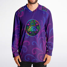 Load image into Gallery viewer, Psychedelic Lady Guadalupe Light Hockey Jersey - DopeDesignClothing