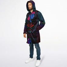 Load image into Gallery viewer, Neon Ethereal Girl Zipper Cloak - DopeDesignClothing