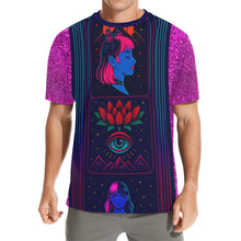 Load image into Gallery viewer, Glitter Neon Ethereal Girl T-Shirt - DopeDesignClothing