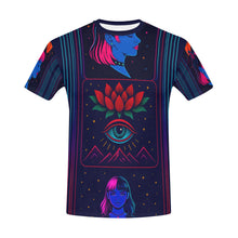 Load image into Gallery viewer, Neon Ethereal Girl T-shirt - DopeDesignClothing