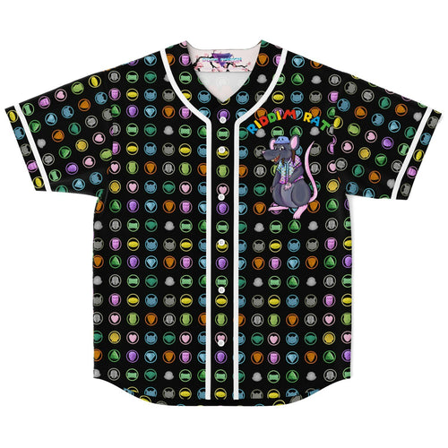 Black Riddim Rat Jersey - DopeDesignClothing