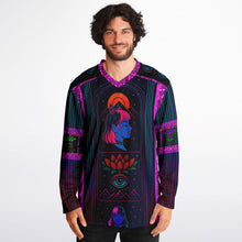 Load image into Gallery viewer, Glitter Ethereal Girl Light Hockey Jersey - DopeDesignClothing