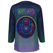Load image into Gallery viewer, Ethereally Stained Glass Light Hockey Jersey - DopeDesignClothing