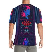 Load image into Gallery viewer, Neon Ethereal Girl T-shirt - DopeDesignClothing