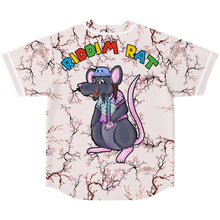 Load image into Gallery viewer, Riddim Rat Sakura Cherry Blossom Rave Base Ball Jersey - DopeDesignClothing