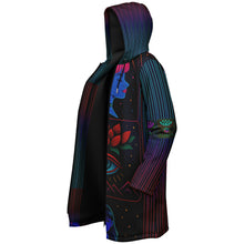 Load image into Gallery viewer, Neon Ethereal Girl Zipper Cloak - DopeDesignClothing