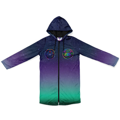 Ethereally Stained Glass Zipper Cloak - DopeDesignClothing