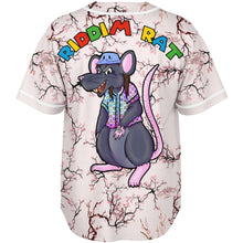 Load image into Gallery viewer, Riddim Rat Sakura Cherry Blossom Rave Base Ball Jersey - DopeDesignClothing