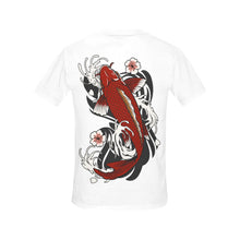 Load image into Gallery viewer, Burgundy Koi T-Shirt - DopeDesignClothing