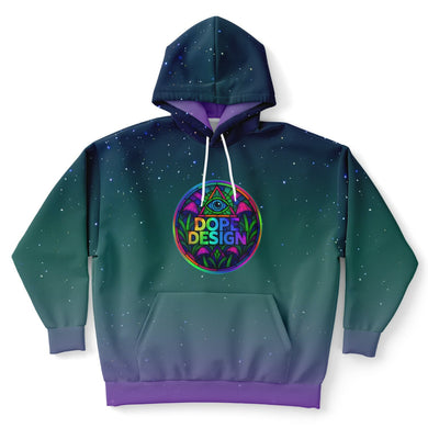 Etherial Stained Glass Hoodie Big and tall - DopeDesignClothing
