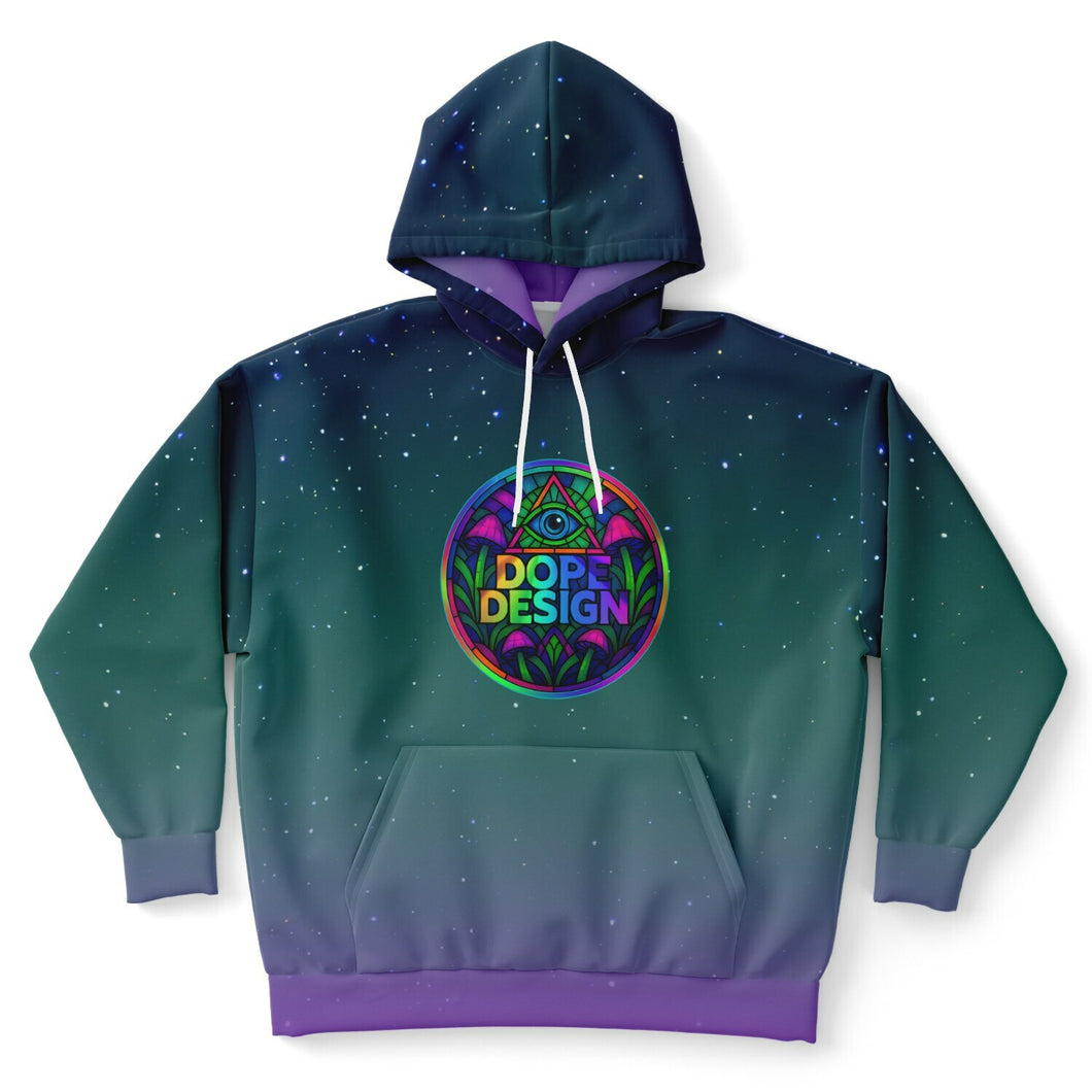 Etherial Stained Glass Hoodie Big and tall - DopeDesignClothing