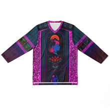 Load image into Gallery viewer, Glitter Ethereal Girl Light Hockey Jersey - DopeDesignClothing