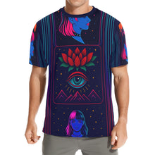 Load image into Gallery viewer, Neon Ethereal Girl T-shirt - DopeDesignClothing