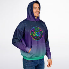 Load image into Gallery viewer, Ethereally Stained Glass Heavyweight Oversized Hoodie - DopeDesignClothing