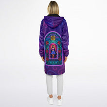 Load image into Gallery viewer, Psychedelic Lady Guadalupe Zipper Cloak - DopeDesignClothing
