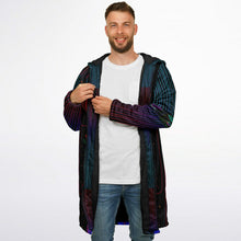 Load image into Gallery viewer, Neon Ethereal Girl Zipper Cloak - DopeDesignClothing