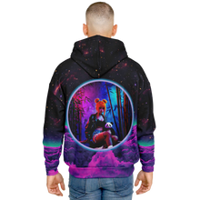 Load image into Gallery viewer, E-girl in Orbit Heavyweight Oversized Hoodie - DopeDesignClothing