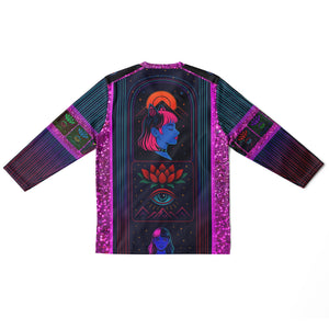 Glitter Ethereal Girl Light Hockey Jersey - DopeDesignClothing
