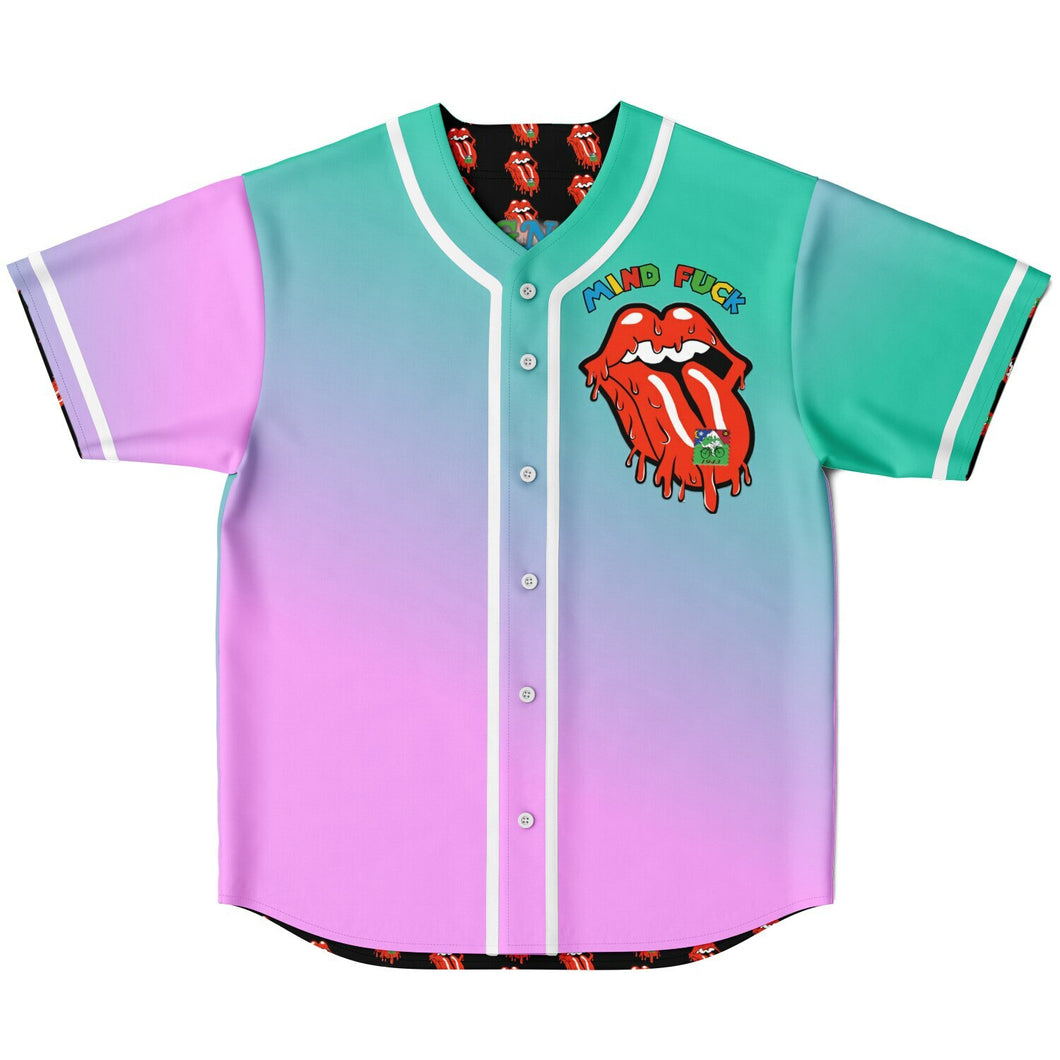 MIND FUCK Reversible Baseball Jersey - DopeDesignClothing