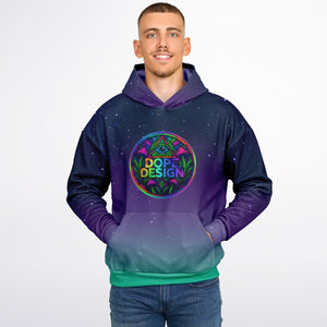 Ethereally Stained Glass Heavyweight Oversized Hoodie - DopeDesignClothing