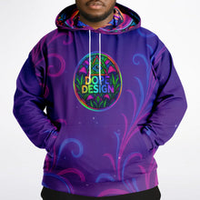 Load image into Gallery viewer, Psychedelic Lady Guadalupe big and tall Hoodie - DopeDesignClothing