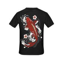 Load image into Gallery viewer, Burgundy Koi T-Shirt - DopeDesignClothing