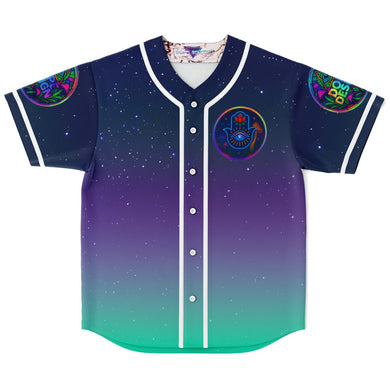 Ethereally Stained Glass Rave Jersey - DopeDesignClothing